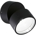 Ideal Lux - Applique murale extérieure LED OMEGA LED/7W/230V CRI 90 IP54 noire